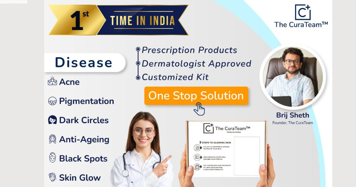 Newly Launched Online Platform ‘The Cura Team’ Provides Prescription-Based Skincare Solutions For All Kinds Of Skin Problems
